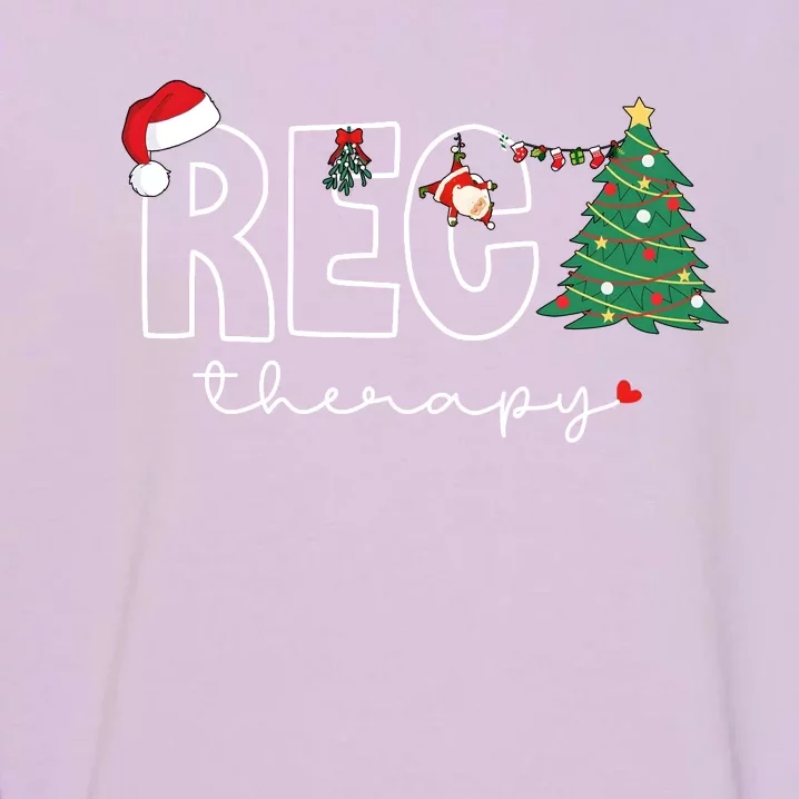 Christmas Recreational Therapy Holiday Season Garment-Dyed Sweatshirt