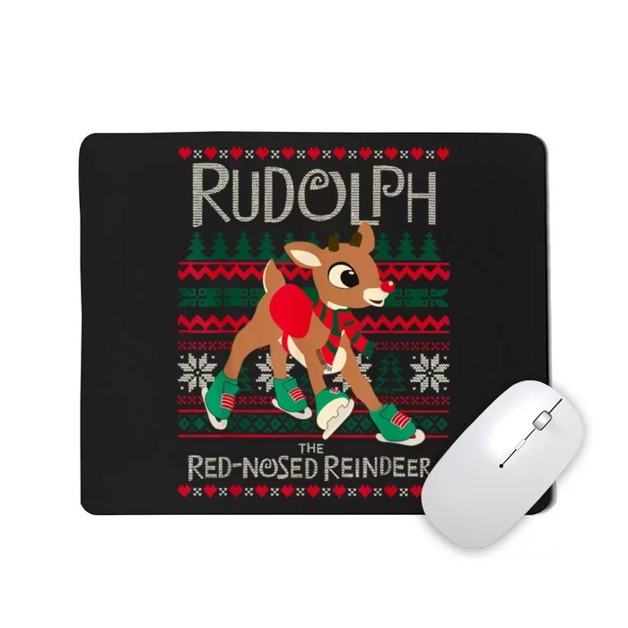 Cute Rudolph The Red Nosed Reindeer Christmas Special Xmas Mousepad