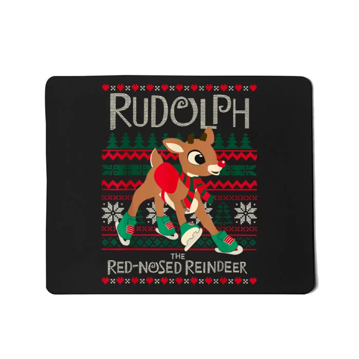 Cute Rudolph The Red Nosed Reindeer Christmas Special Xmas Mousepad