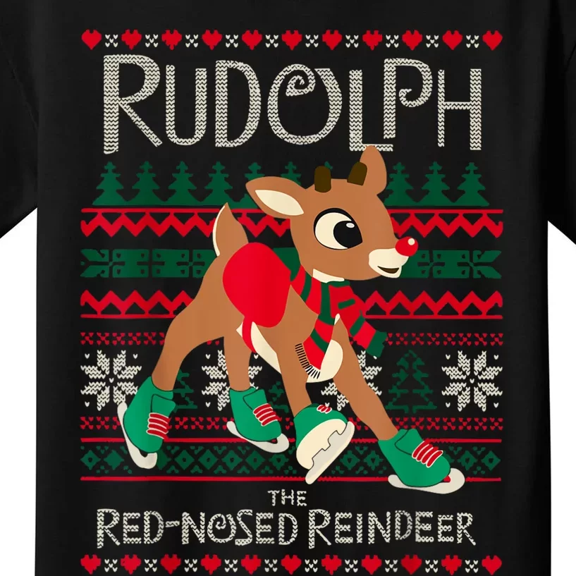 Cute Rudolph The Red Nosed Reindeer Christmas Special Xmas Kids T-Shirt