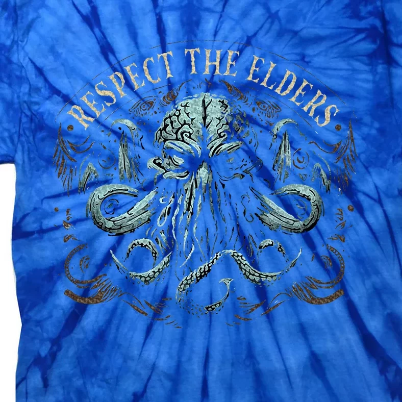 Cthulhu Respect The Elders Tie-Dye T-Shirt