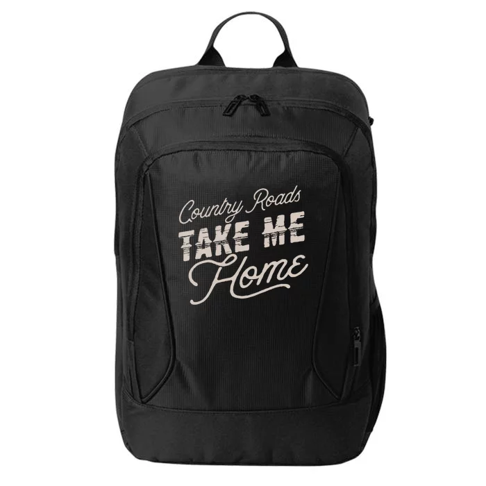 Country Roads Take Me Home City Backpack