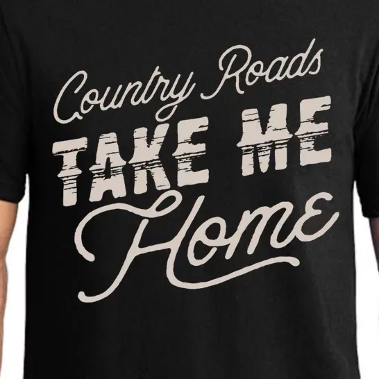 Country Roads Take Me Home Pajama Set