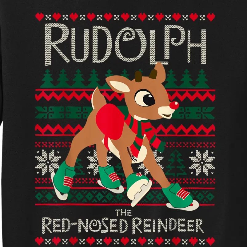 Cute Rudolph The Red Nosed Reindeer Christmas Special Xmas Tall Sweatshirt