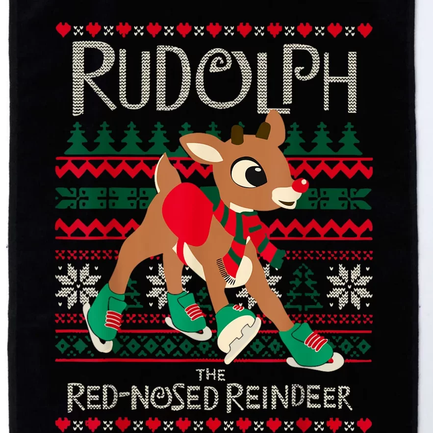 Cute Rudolph The Red Nosed Reindeer Christmas Special Xmas Platinum Collection Golf Towel