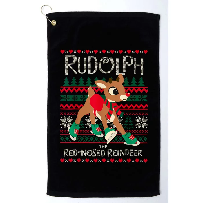 Cute Rudolph The Red Nosed Reindeer Christmas Special Xmas Platinum Collection Golf Towel