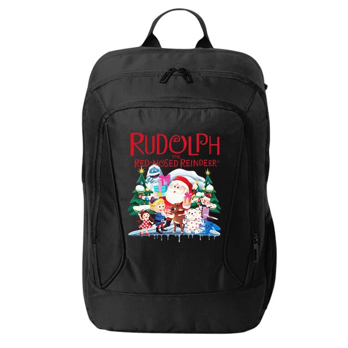 Cute Rudolph The Red Nosed Reindeer Christmas Special Xmas City Backpack