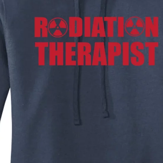 Cool Radiation Therapist Trefoil Medical Oncology Team Gift Women's Pullover Hoodie