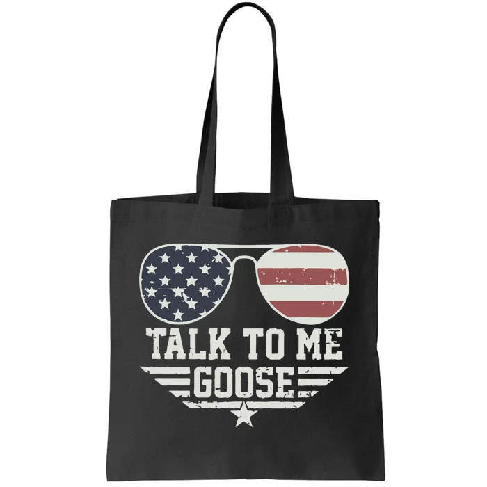 Cool Retro Talk To Me Goose Gift Tote Bag