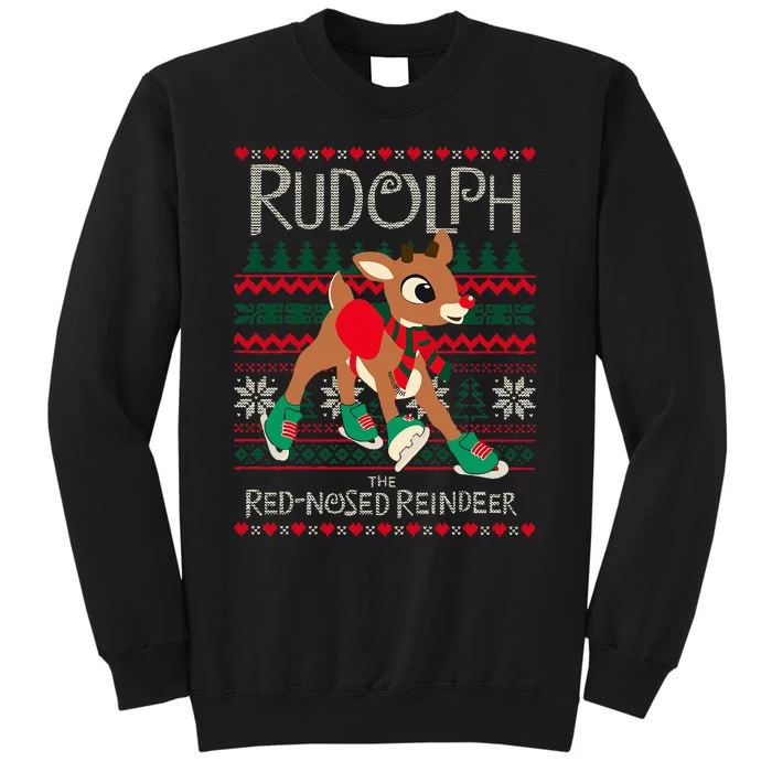 Cute Rudolph The Red Nosed Reindeer Christmas Sweatshirt