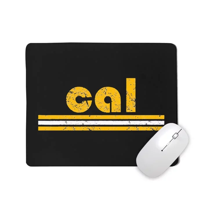 Cal Retro Three Stripe Vintage California Throwback Mousepad