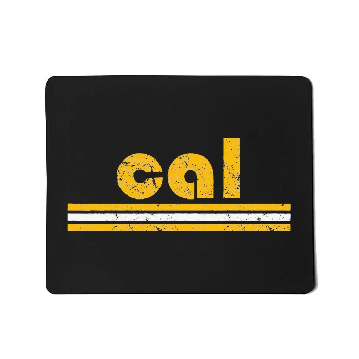 Cal Retro Three Stripe Vintage California Throwback Mousepad