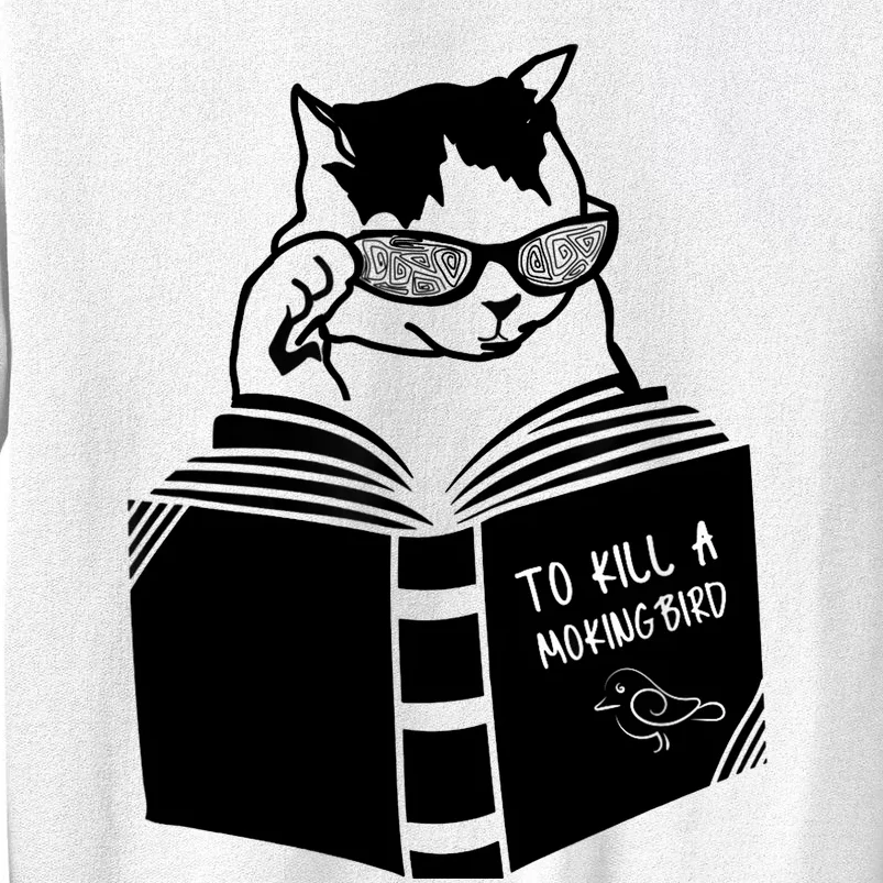 Cat Reading To Kill A Mockingbird Funny Sweatshirt