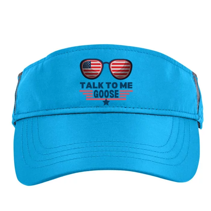 Cool Retro Talk To Me Goose Gift Adult Drive Performance Visor