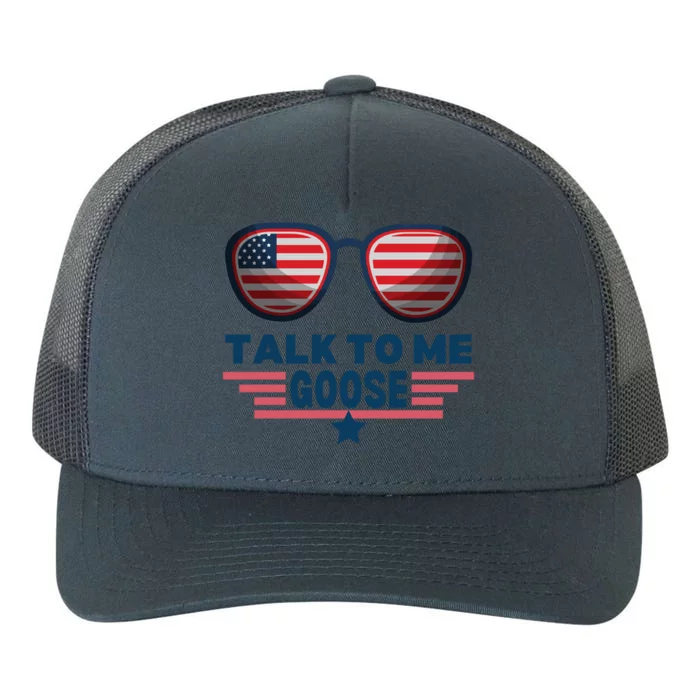 Cool Retro Talk To Me Goose Gift Yupoong Adult 5-Panel Trucker Hat