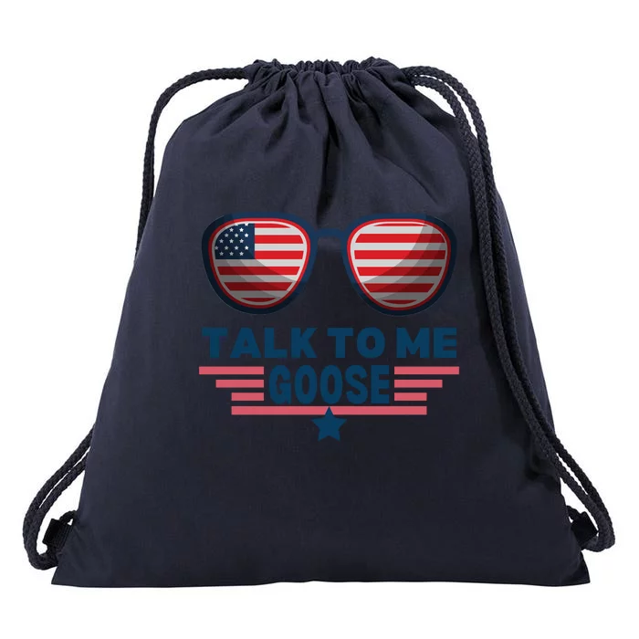 Cool Retro Talk To Me Goose Gift Drawstring Bag