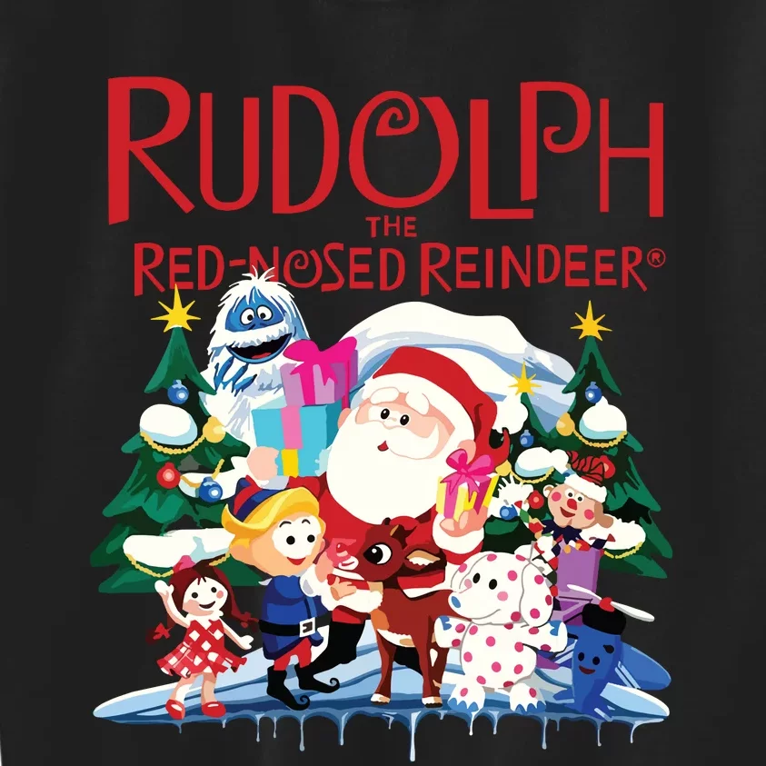 Cute Rudolph The Red Nosed Reindeer Christmas Special Xmas Vneck Kids Sweatshirt