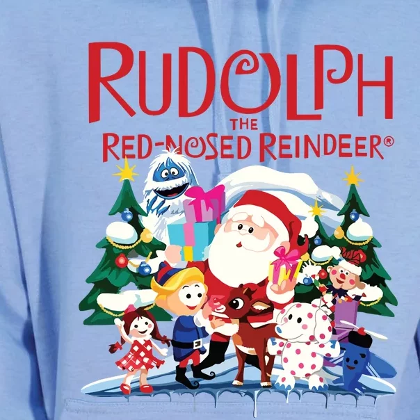 Cute Rudolph The Red Nosed Reindeer Christmas Special Xmas Vneck Unisex Surf Hoodie