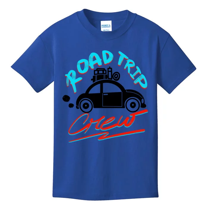 Cool Road Trip Crew Funny Summer Vacation Travel Fan Gift Meaningful Gift Kids T-Shirt