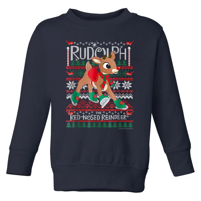 Cute Rudolph The Red Nosed Reindeer Christmas Special Xmas Toddler Sweatshirt