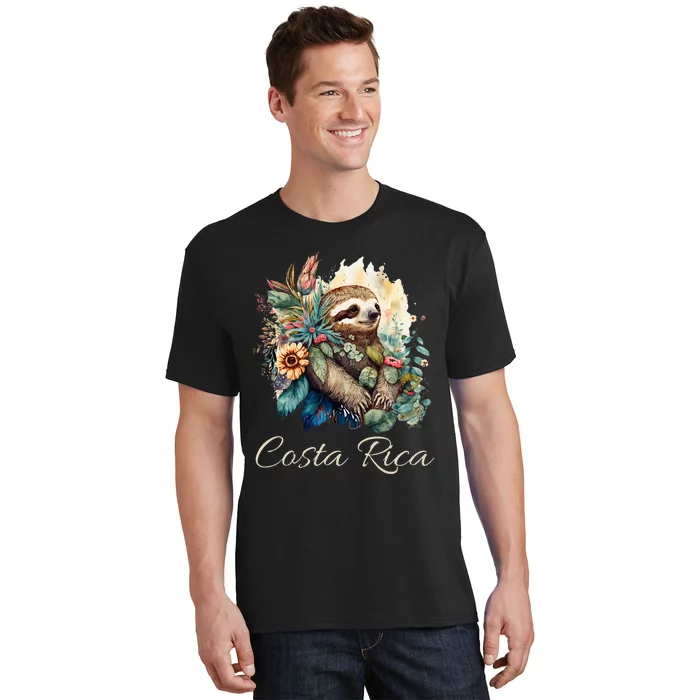 Costa Rica Tropical Sloth T-Shirt