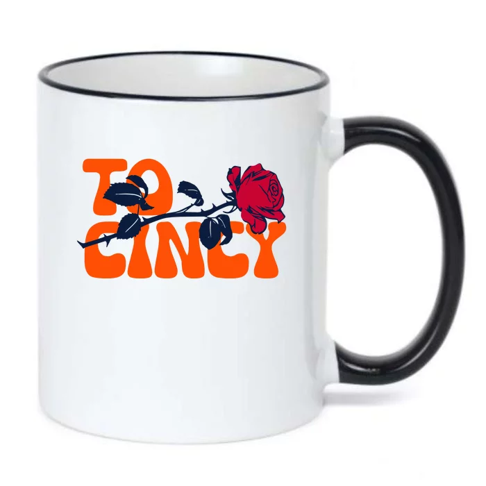 Cincy Rose To Cincy Black Color Changing Mug