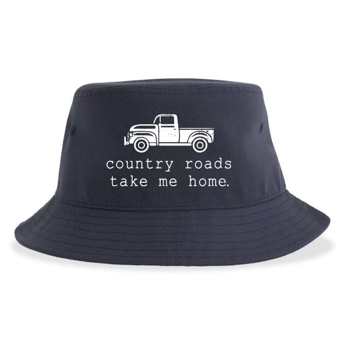 Country Roads Take Me Home Sustainable Bucket Hat