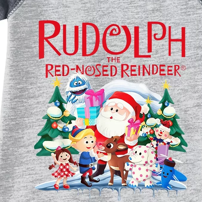 Cute Rudolph The Red Nosed Reindeer Christmas Special Xmas Infant Baby Jersey Bodysuit