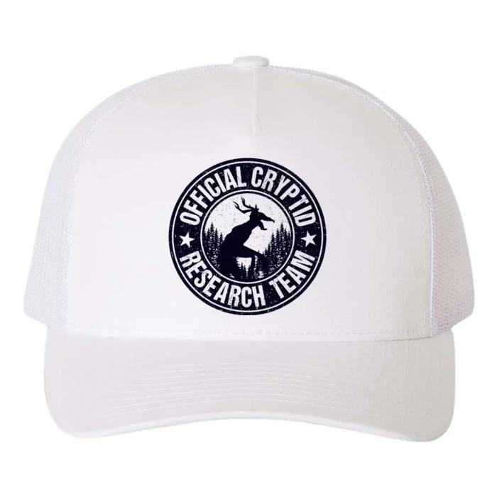 Cryptid Research Team Wendigo Retro Cryptozoology Yupoong Adult 5-Panel Trucker Hat