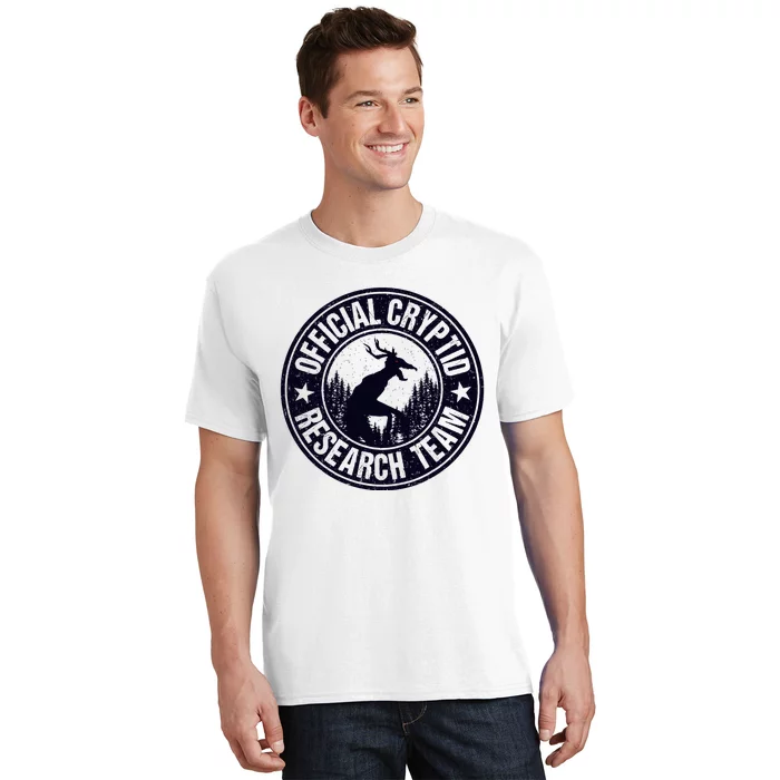 Cryptid Research Team Wendigo Retro Cryptozoology T-Shirt