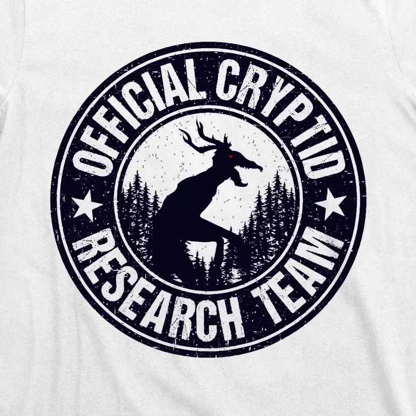 Cryptid Research Team Wendigo Retro Cryptozoology T-Shirt