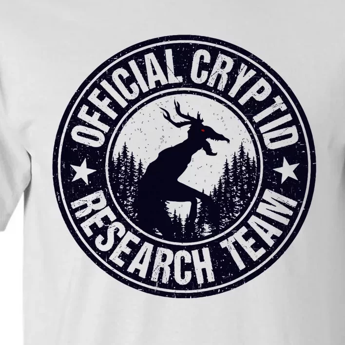 Cryptid Research Team Wendigo Retro Cryptozoology Tall T-Shirt