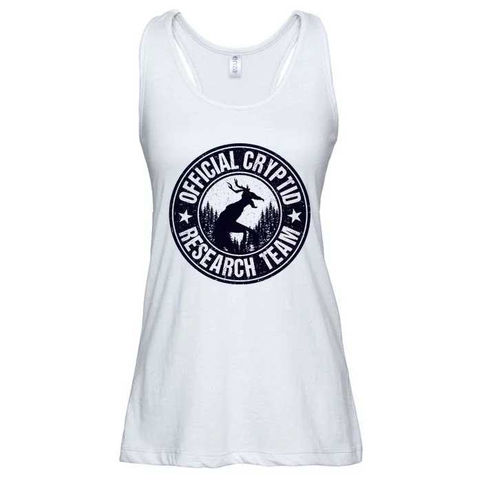 Cryptid Research Team Wendigo Retro Cryptozoology Ladies Essential Flowy Tank