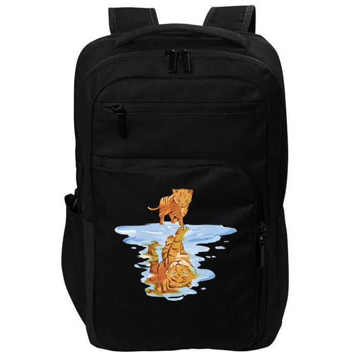 Cat Reflecting Tiger Impact Tech Backpack