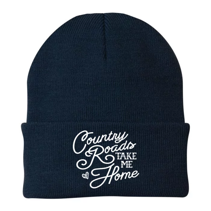 Country Roads Take Me Home Vintage Gift Knit Cap Winter Beanie