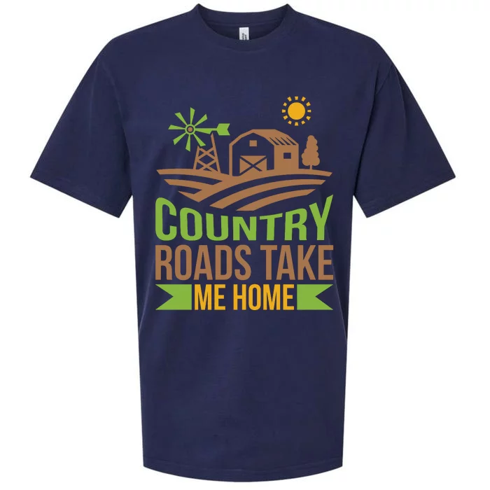 Country Roads Take Me Home Sueded Cloud Jersey T-Shirt