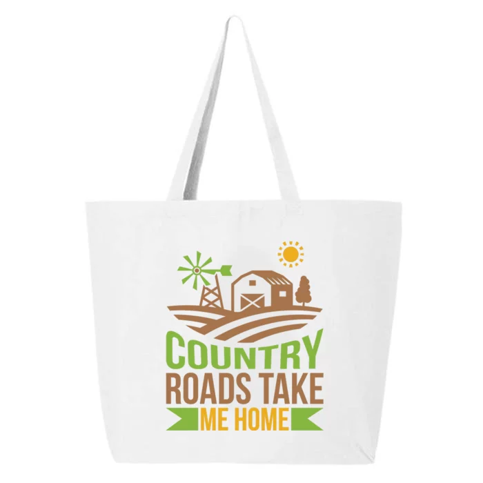 Country Roads Take Me Home 25L Jumbo Tote