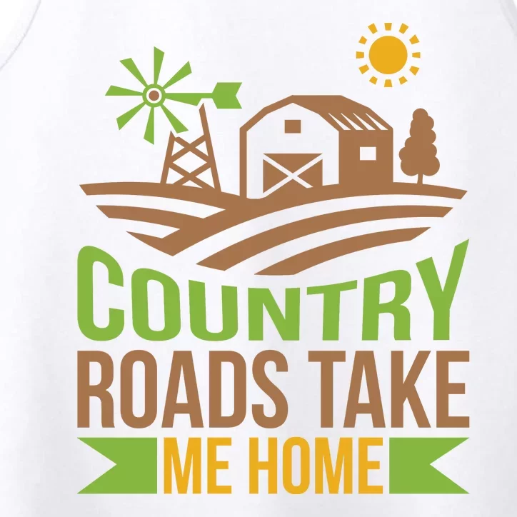 Country Roads Take Me Home Performance Tank