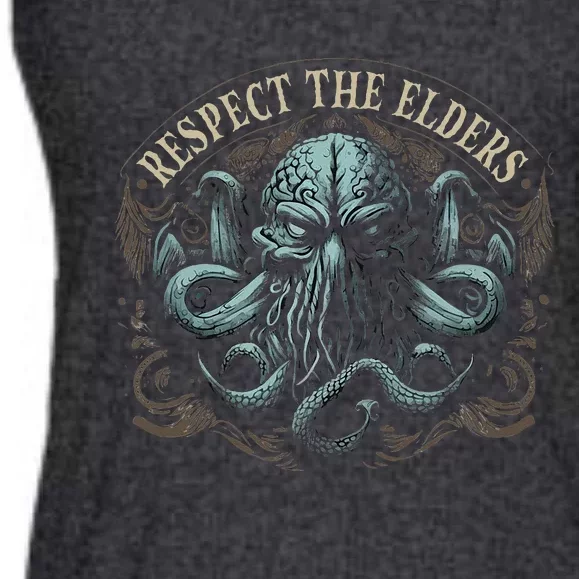 Cthulhu Respect The Elders Cosmic Horror Cthulhu Ladies Essential Flowy Tank