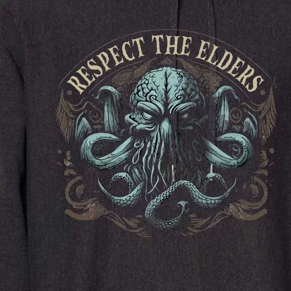 Cthulhu Respect The Elders Cosmic Horror Cthulhu Premium Hoodie