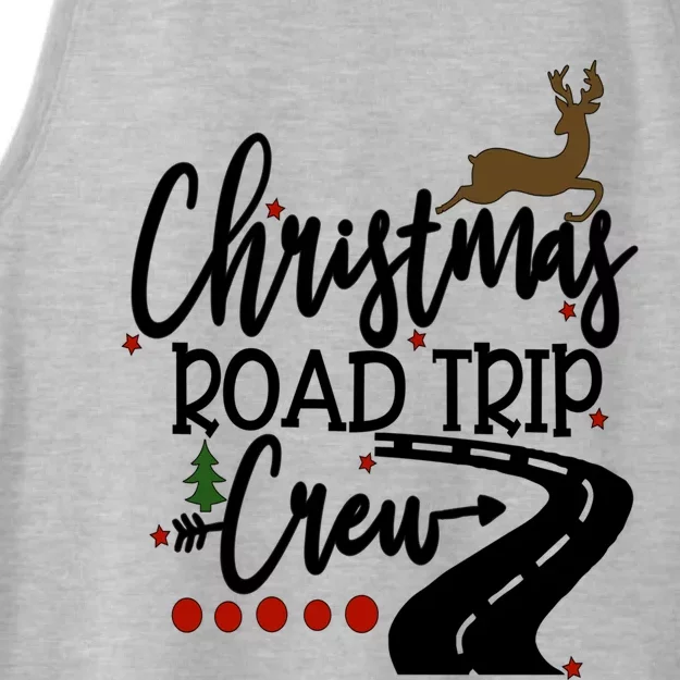 Christmas Road Trip Road Trip Family Family Crew Travel Gift Ladies Tri-Blend Wicking Tank