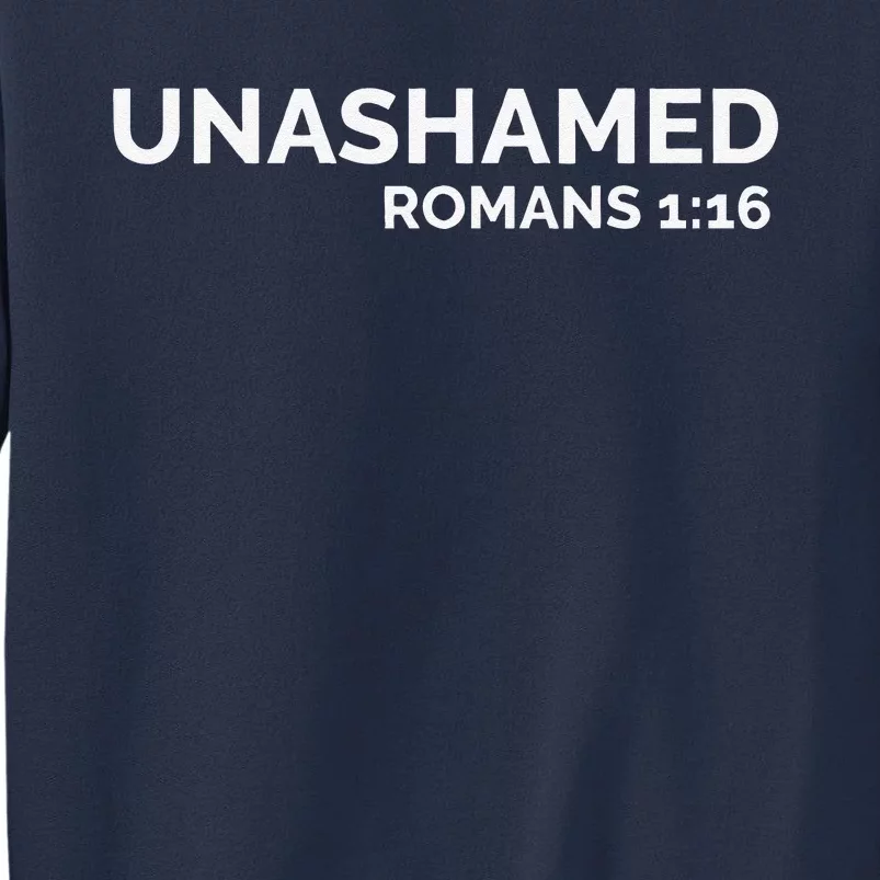 Christian Romans Unashamed Jesus Cross Sweatshirt