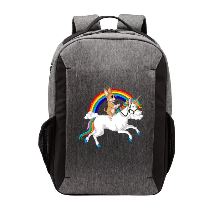 Chihuahua Riding Unicorn Vector Backpack