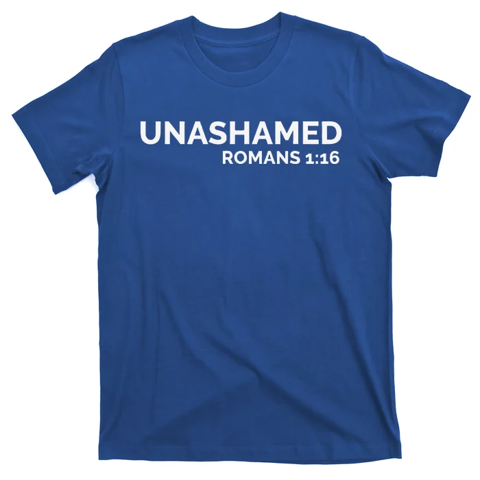 Christian Romans Unashamed Jesus Cross T-Shirt