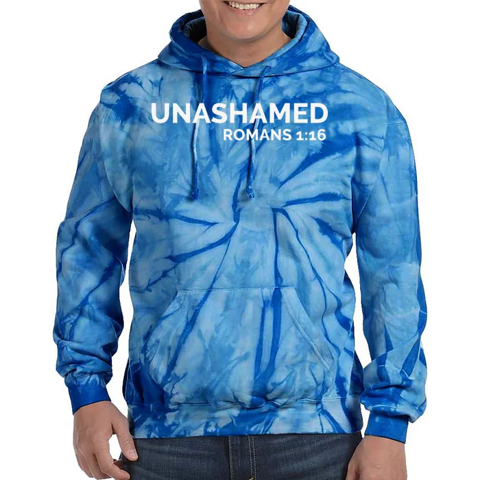 Christian Romans Unashamed Jesus Cross Tie Dye Hoodie