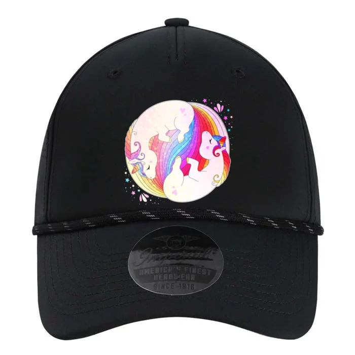 Cute Rainbow Unicorns Yin Yang Performance The Dyno Cap