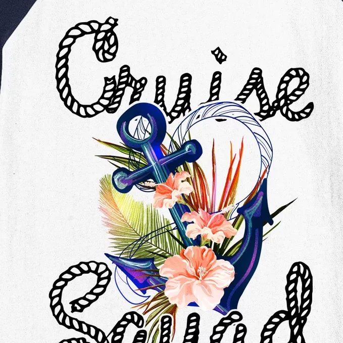 Cruise Squad Anchor Baseball Sleeve Shirt