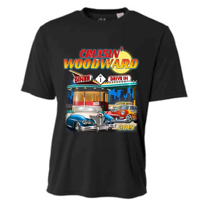 Cruisin' Woodward Diner Day time Cooling Performance Crew T-Shirt