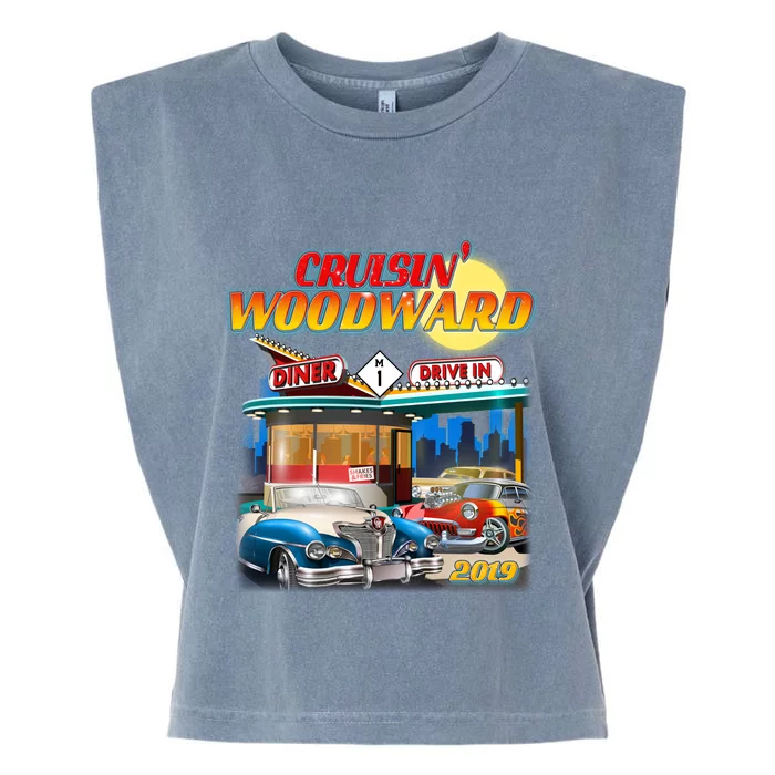 Cruisin' Woodward Diner Day time Garment-Dyed Women's Muscle Tee