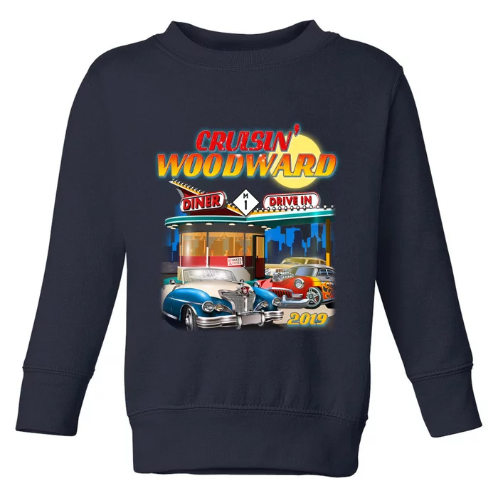 Cruisin' Woodward Diner Day time Toddler Sweatshirt